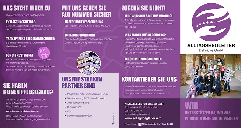 Info Folder Alltagsbegleiter Dehnicke GmbH